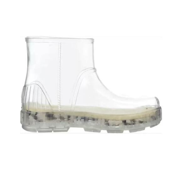 New UGG Women's Drizlita Boot, Clear, Size 5 - Picture 3 of 5